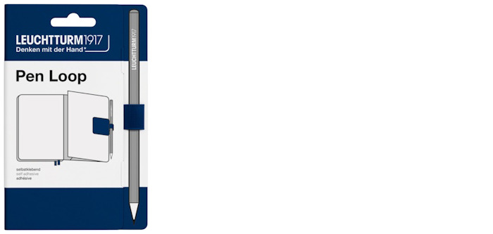 Leuchtturm1917 Pen Loop, Pen Loop series Navy (15 mm elastic loop)   