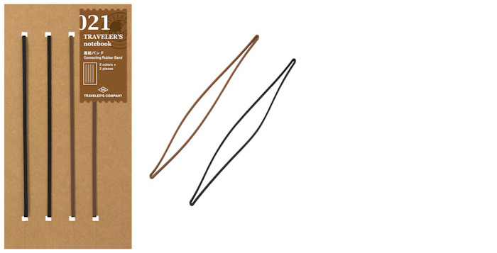 Élastiques Traveler's Company, série Notebook Refill (Paquet de 4)