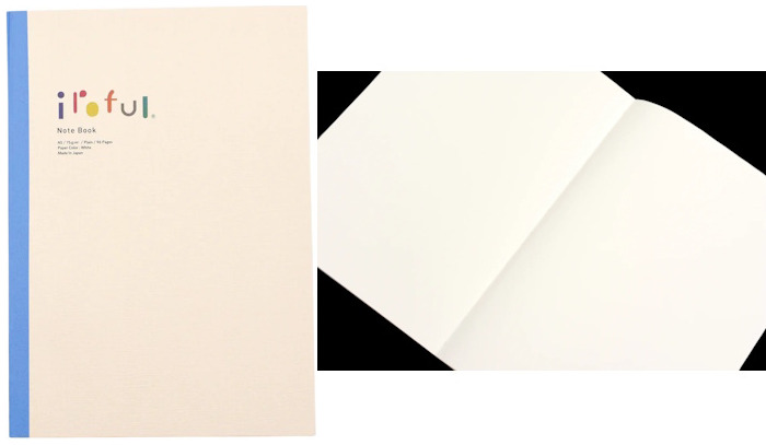 Iroful Notebook (A5), Notebook series (Plain - 96 pages)