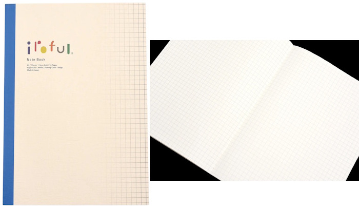 Iroful Notebook (A5), Notebook series (Squared - 96 pages)