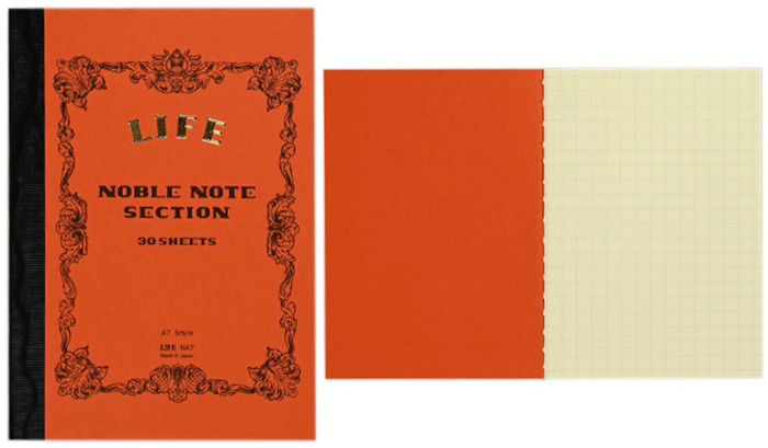 LIFE Notebook (A7), Noble Note series (Squared - 30 sheets)