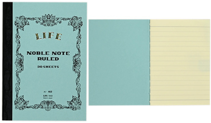 LIFE Notebook (A7), Noble Note series (Ruled - 30 sheets)