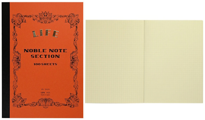 LIFE Notebook (A5), Noble Note series (Squared - 100 sheets)