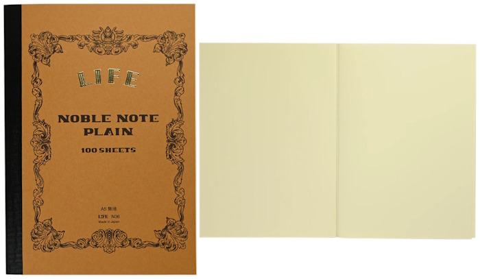 LIFE Notebook (A5), Noble Note series (Plain - 100 sheet)