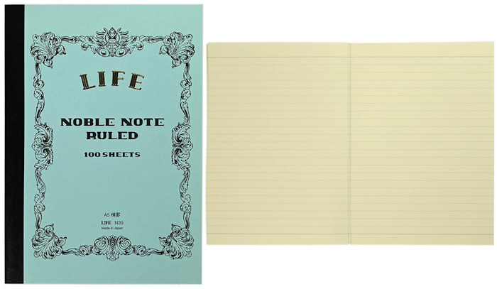 LIFE Notebook (A5), Noble Note series (Ruled - 100 sheet)