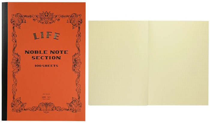 LIFE Notebook (A4), Noble Note series (Squared - 100 sheet)
