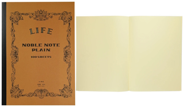 LIFE Notebook (A4), Noble Note series (Plain - 100 sheet)