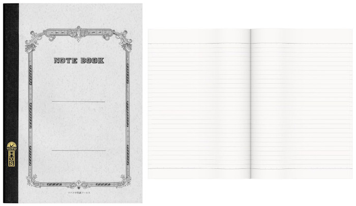 Carnet de notes (A5) Tsubame, série Notebook (Ligné - 30 feuilles)