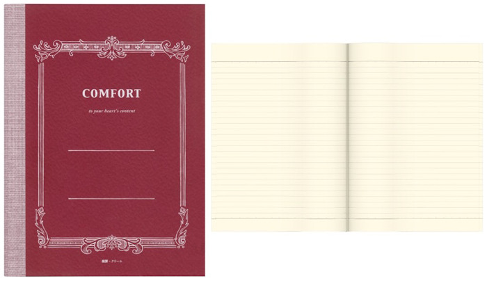 Carnet de notes (A5) Tsubame, série Notebook Rouge Comfort (Ligné - 32 feuilles)