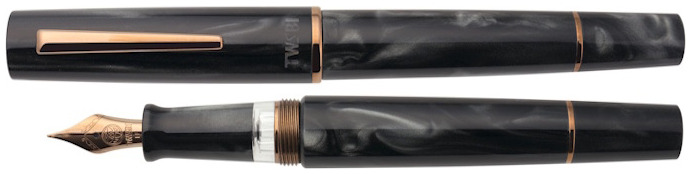 TWSBI Fountain pen, Obsidian Limited Edition series Gray PGT