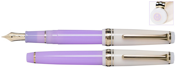 Stylo plume Sailor, s&eacute;rie &Eacute;dition Limit&eacute;e Pro Gear Teatime No.5, Tea Ceremony - Nerikiri (Slim - Pointe 14kt)