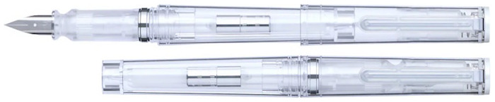 Sailor fountain pen, Compass Tuzu Adjust series Glassy Crystal White*