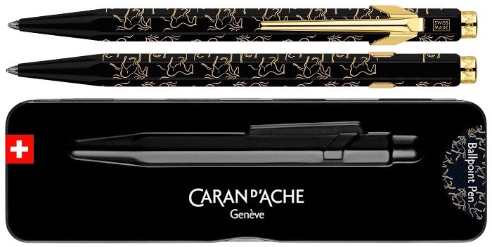 Caran d'Ache Ballpoint pen, 849 Horse Special Edition series Black GT