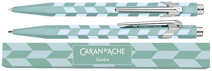 Caran d'Ache Ballpoint pen, 849 Mosaic SE series Water Green