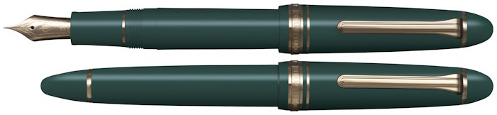 Sailor Fountain pen, 1911L series Green GT (14k nib)