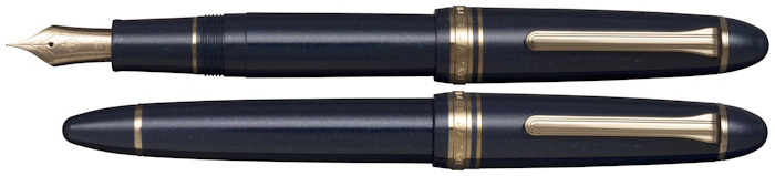 Sailor Fountain pen, 1911L series Shining Blue GT (18k nib)