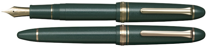 Sailor Fountain pen, 1911L series Shining Green GT (18k nib)