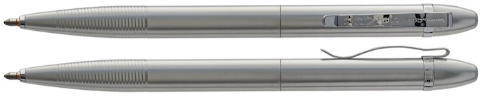 Fisher Spacepen Ballpoint pen, Unique series Satin chrome (Vortex)
