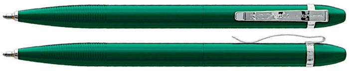 Fisher Spacepen Ballpoint pen, Unique series Satin Green (Vortex)