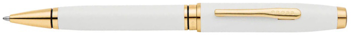 Stylo bille Cross, série Coventry Blanc Perle laqué GT