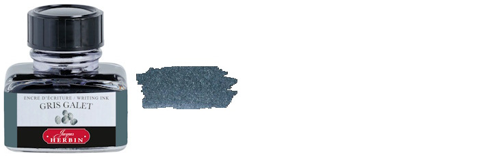 Jacques Herbin Ink bottle, The Jewel of Inks series Gris Galet ink - 30ml