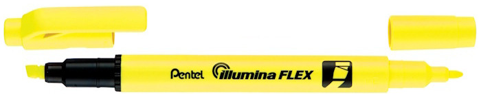 Pentel Highlighter, Illumina Flex series Yellow ink
