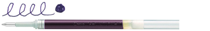 Pentel Gel refill, Refill & ink series Bordeaux-Black Ink (EnerGel-Metal tip)