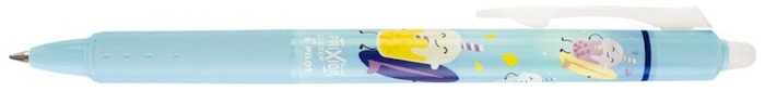Stylo encre gel Pilot, série Édition Limitée Frixion Ball Clicker Pool Party Thé Boba (Encre bleue - 0.7)