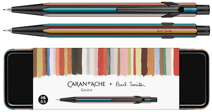 Caran d'Ache Mechanical pencil, 844 Paul Smith 5th Special Edition series Black (0.5mm)