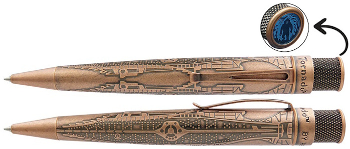 Retro 51 Retractable Roller ball, Tornado Big Shot - The Nautilus series