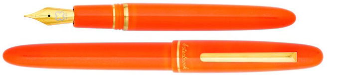Stylo plume Esterbrook, s&eacute;rie Funky Town Estie Orange (Cartouche / Convertisseur)