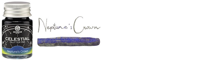 Octopus Fluids Ink bottle, Celestial series Neptune's Crown ink (10ml)