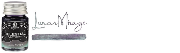 Octopus Fluids Ink bottle, Celestial series Lunar Mirage ink (10ml)