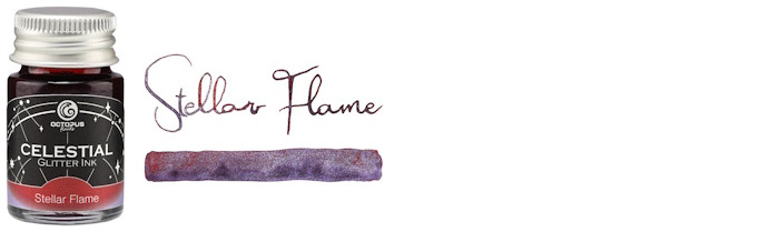 Octopus Fluids Ink bottle, Celestial series Stellar Flame ink (10ml)