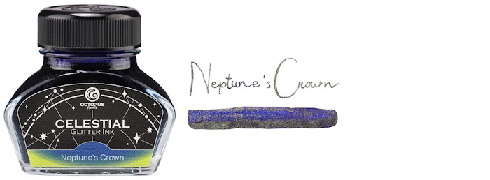 Octopus Fluids Ink bottle, Celestial series Neptune's Crown ink (30ml)