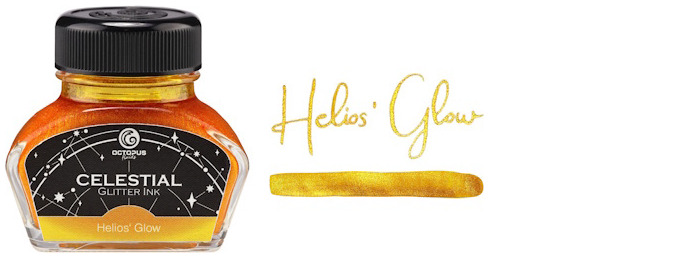 Octopus Fluids Ink bottle, Celestial series Helios' Glow ink (30ml)