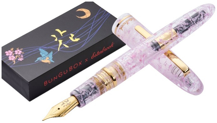 Esterbrook Standard Fountain pen, BUNGUBOX Kachofugetsu Flower Estie LE series (Cartridge / Converter)