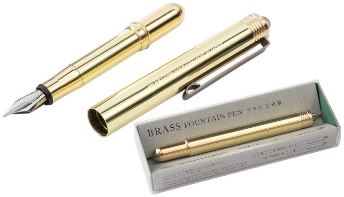 Traveler's Company Fountain pen, Brass series