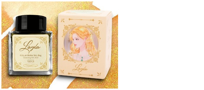 Bouteille d'encre Wearingeul, série Naver Webtoon LE Encre Layla (30ml)