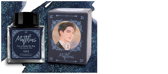 Bouteille d'encre Wearingeul, série Naver Webtoon LE Encre Matthias (30ml)