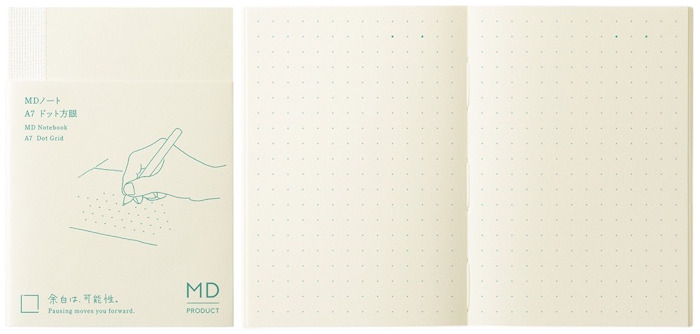 Carnet de notes (A7) MD PRODUCT, série MD Notebook (Pointillé)