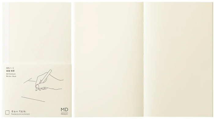 MD PRODUCT Notebook (B6 Slim), MD Notebook series (Blank)