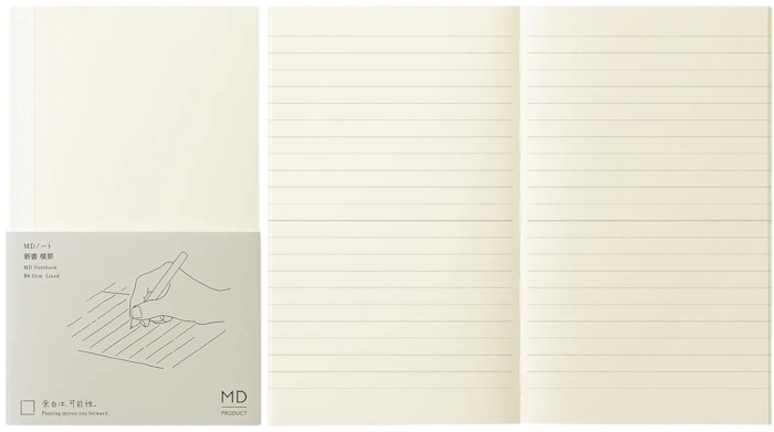 MD PRODUCT Notebook (B6 Slim), MD Notebook series (Lined)