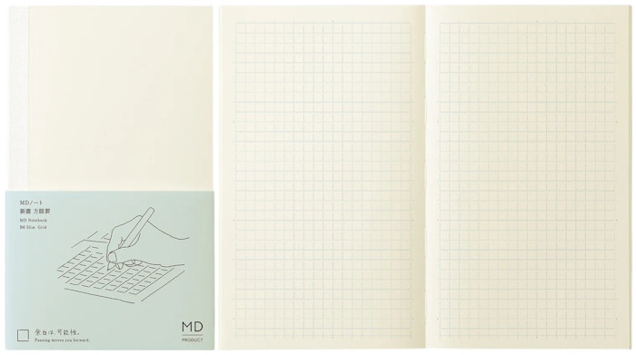 MD PRODUCT Notebook (B6 Slim), MD Notebook series (Grid)