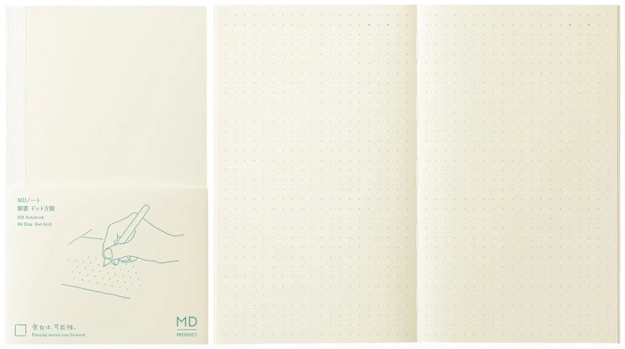 MD PRODUCT Notebook (B6 Slim), MD Notebook series (Dot Grid)