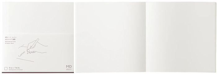 MD PRODUCT Notebook (A5 Square), MD Notebook series (Cotton - Blank)