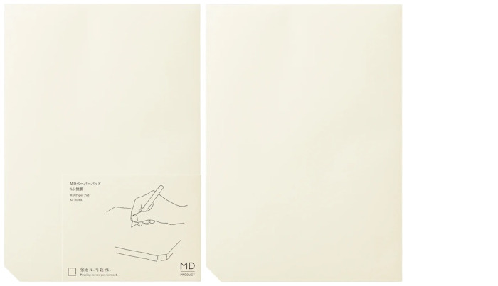 MD PRODUCT Notepad (A5), MD Paper Pad series (Blank)