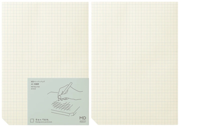 MD PRODUCT Notepad (A5), MD Paper Pad series (Grid)