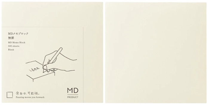 MD PRODUCT Notepad, MD Memo Block series (Blank)