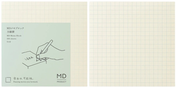 MD PRODUCT Notepad, MD Memo Block series (Grid)